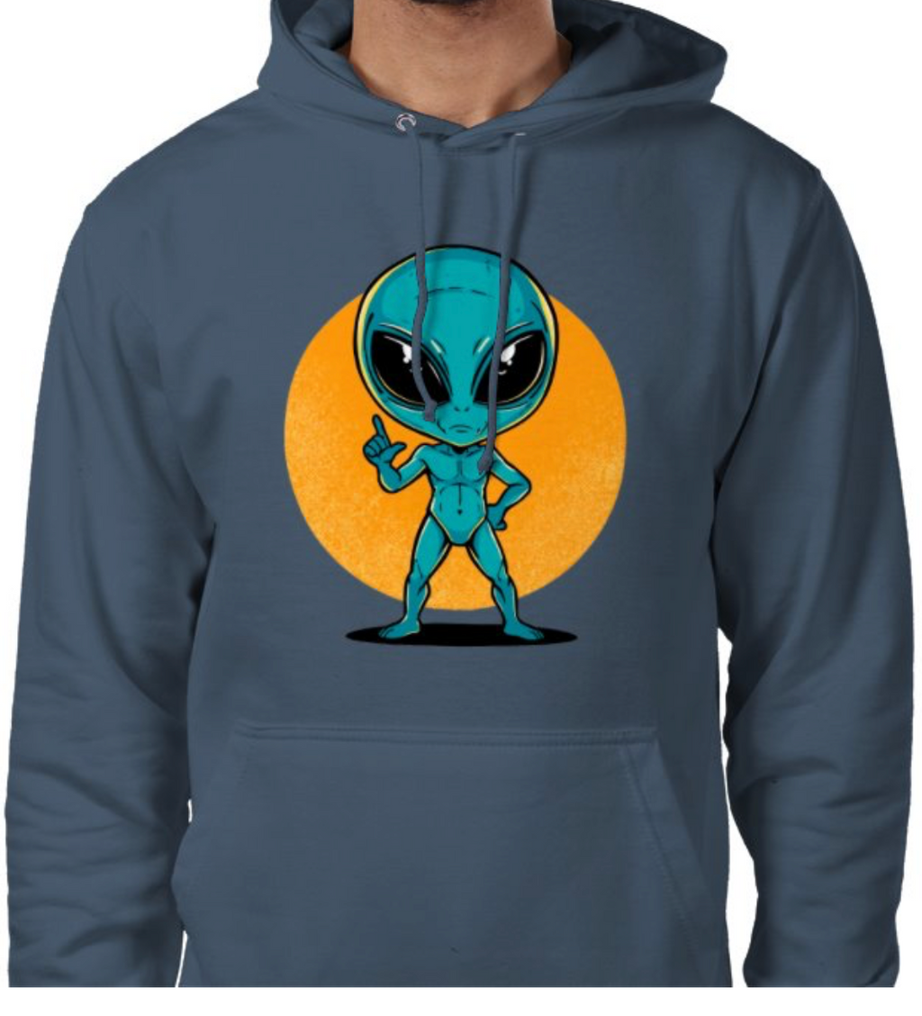 Sudadera con capucha unisex “Alien Cósmico” | Colección Esnovsc
