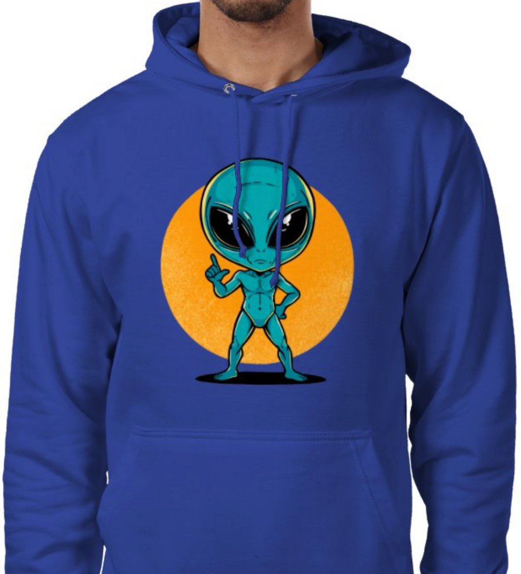 Sudadera con capucha unisex “Alien Cósmico” | Colección Esnovsc