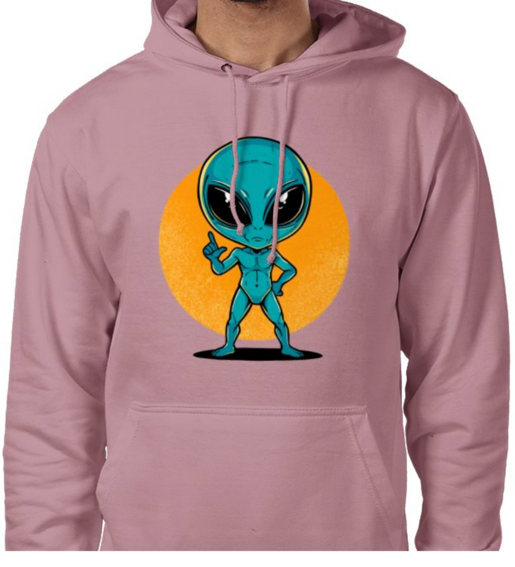 Sudadera con capucha unisex “Alien Cósmico” | Colección Esnovsc