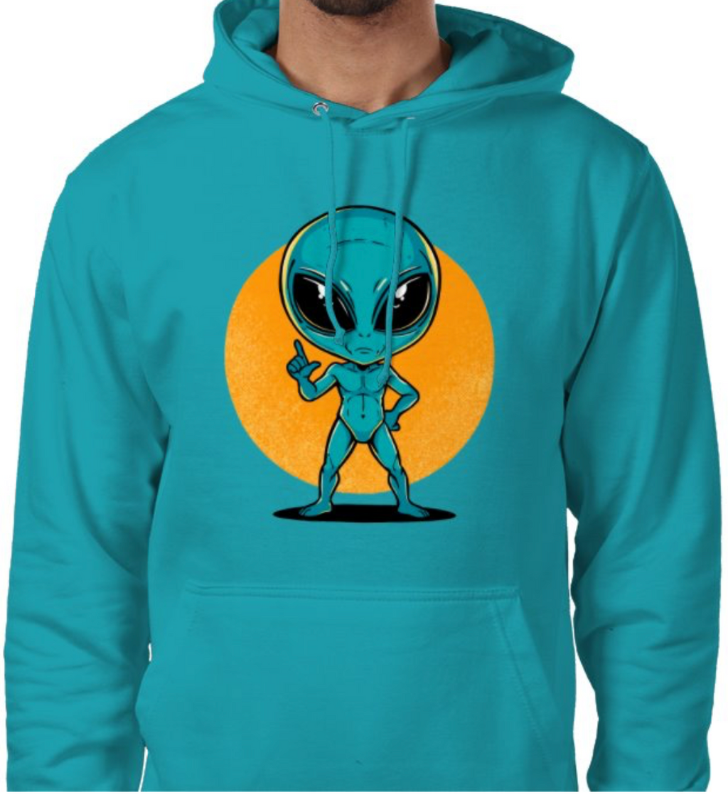 Sudadera con capucha unisex “Alien Cósmico” | Colección Esnovsc